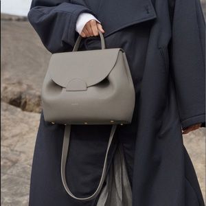 Polene Numero Uno (Number One) Monochrome Grey VEUC Handbag